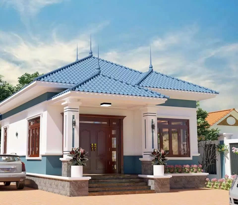 Mẫu nhà đẹp mái Nhật