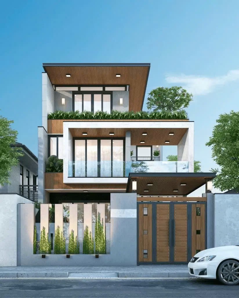 Mẫu nhà đẹp 3 tầng
