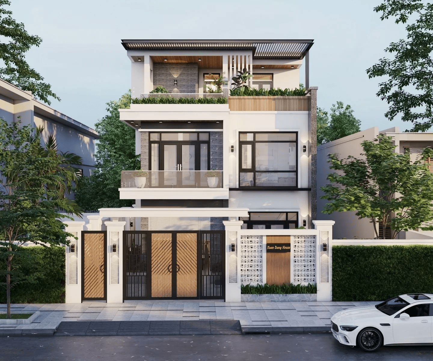 Mẫu nhà đẹp, thiết kế hiện đại, xu hướng